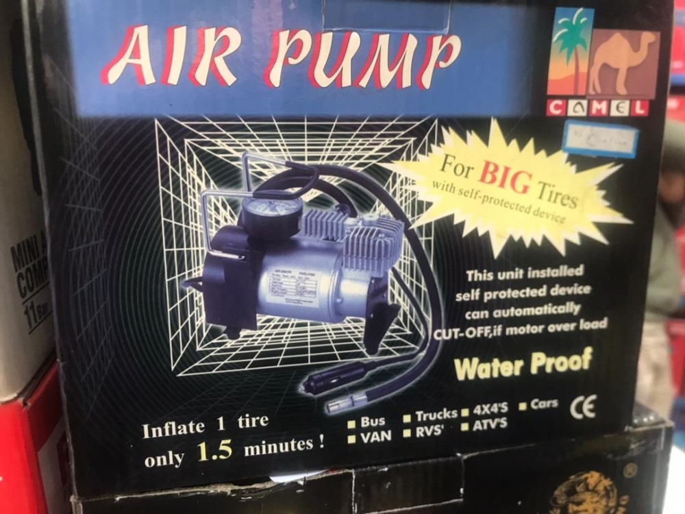 کمپرسور باد حرفه ای فندکی مدل Air Pump Big Tires