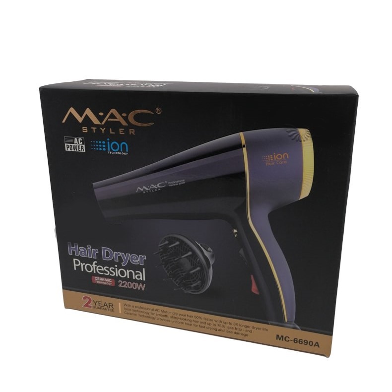 سشوار حرفه ای مک استایلر (MAC Styler) مدل MC-6690A