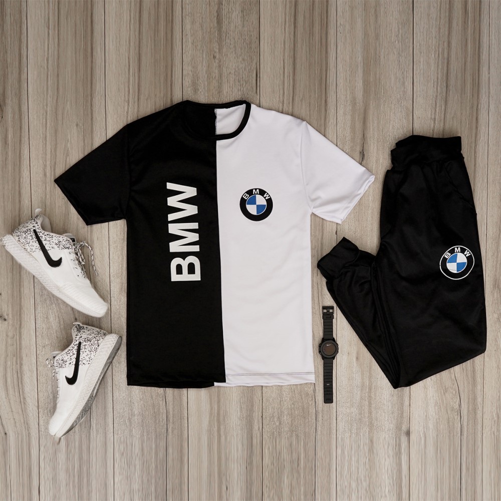 ست تیشرت شلوار BMW مردانه مدل Noman