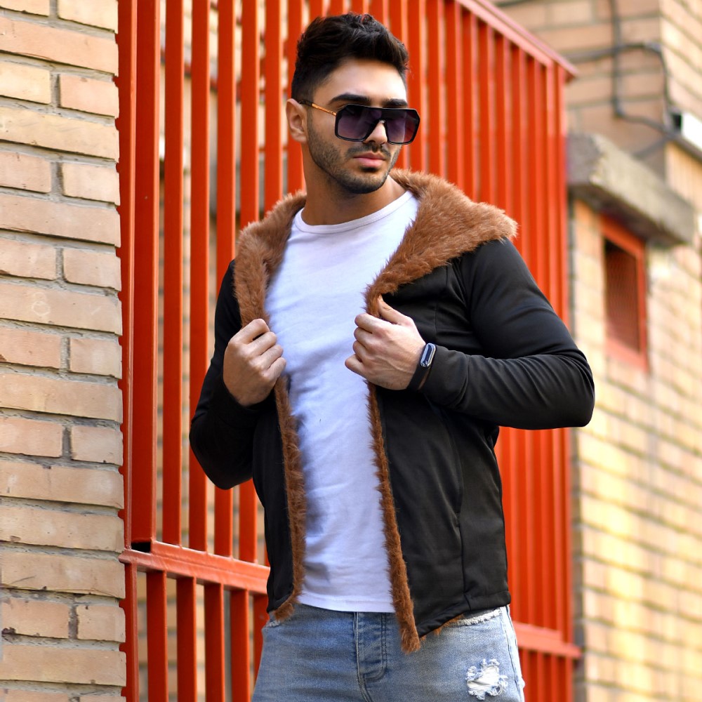 شنل خز سفید مردانه مدل Venit