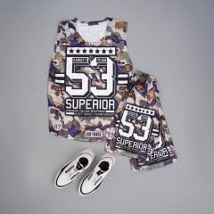 ست رکابی شلوارک مردانه مدل 53