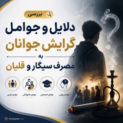 دانلود بررسی دلایل و عوامل گرایش جوانان به مصرف سیگار و قلیان