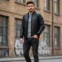 کاپشن مردانه چرم مدل Artim