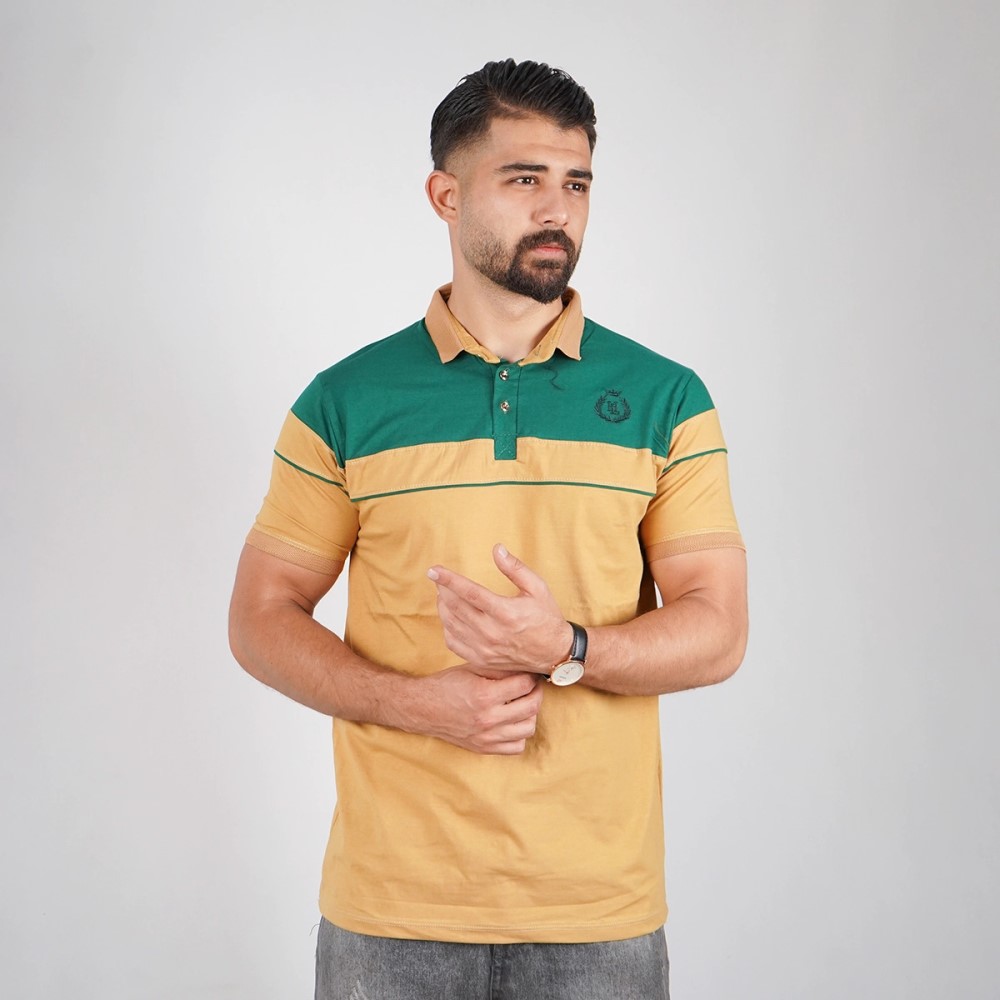 تیشرت مردانه یقه فرنچ مدل Bahman ( در چند رنگبندی )