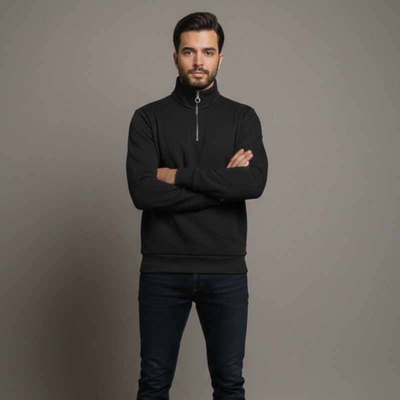 دورس مردانه نیم زیپ مدل Behbod ( در رنگ بندی )