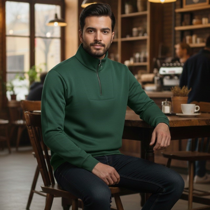 دورس مردانه نیم زیپ مدل Behbod ( در رنگ بندی )