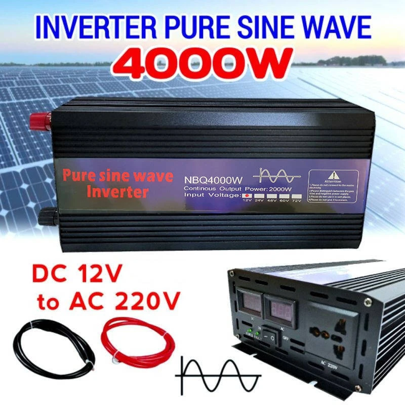 اینورتر (مبدل برق) 4000 وات کاملا سینوسی NBQ4000w