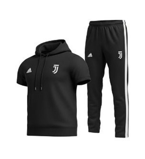 ست تیشرت کلاهدار و شلوار مردانه مدل Juventus