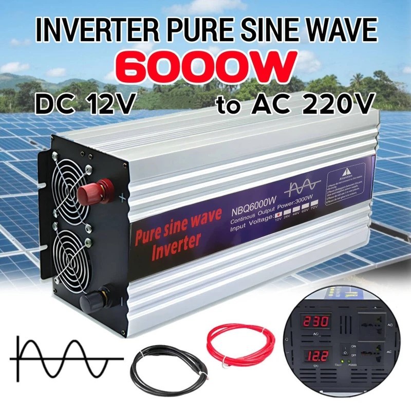 اینورتر (مبدل برق) 6000 وات کاملا سینوسی NBQ6000w