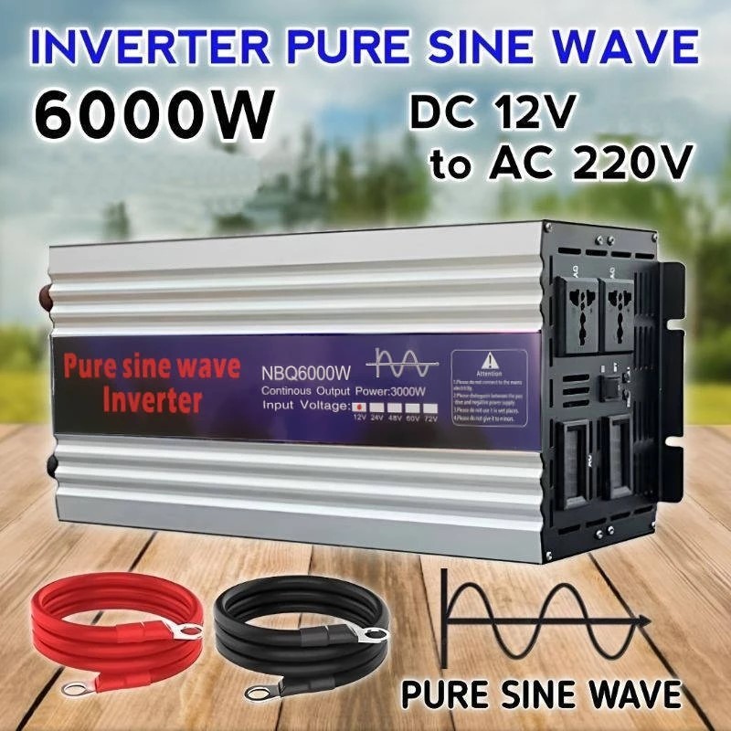 اینورتر (مبدل برق) 6000 وات کاملا سینوسی NBQ6000w
