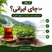 چرا چای ایرانی؟ راز طعم، کیفیت و اعتماد به تولید داخلی