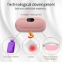 Portable intelligent thermal and vibrating abdominal massager