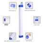 چراغ اضطراری USB شارژی آهن ربا دار