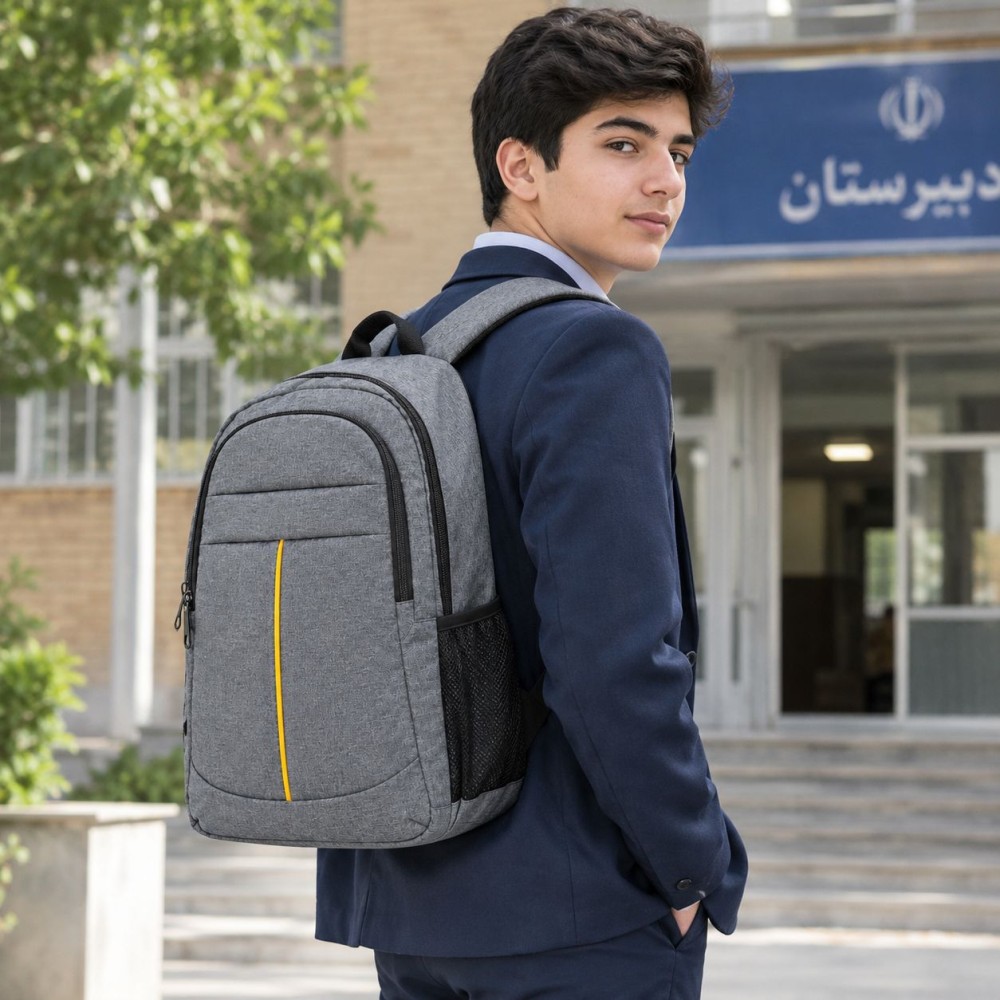 کوله پشتی مشکی CAT مدل Maham