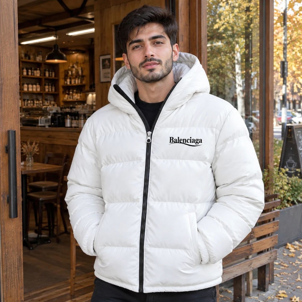 کاپشن ضد آب داخل پشمی Balenciaga (در 2 رنگبندی)