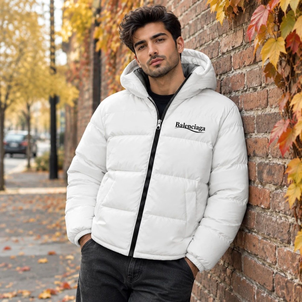 کاپشن ضد آب داخل پشمی Balenciaga (در 2 رنگبندی)