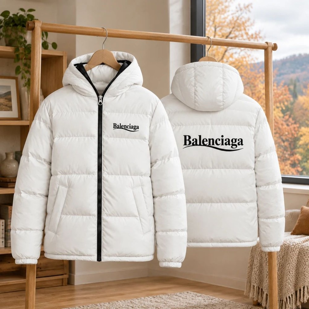 کاپشن ضد آب داخل پشمی Balenciaga (در 2 رنگبندی)