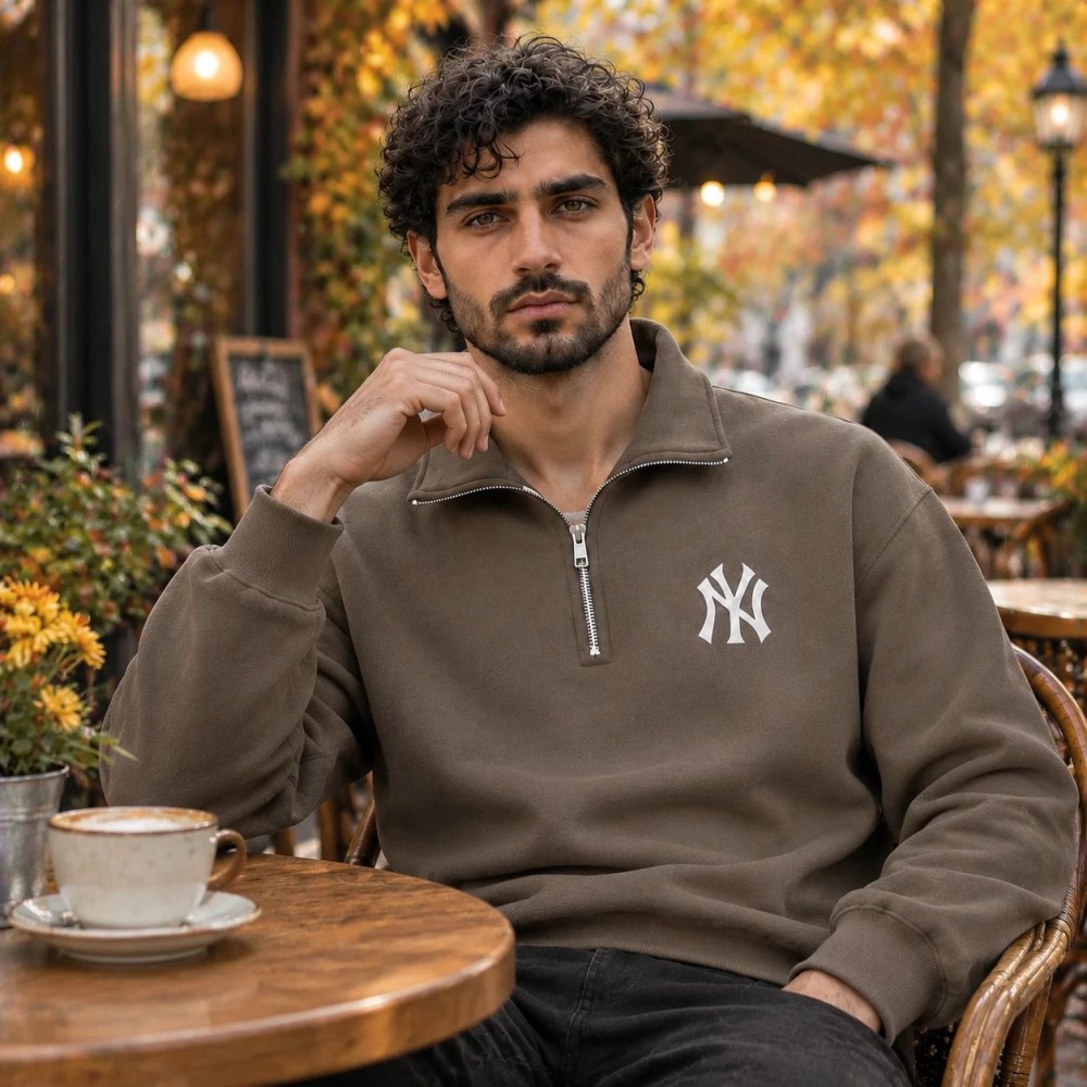 دورس نیم زیپ مردانه مدل NY ( در 4 رنگبندی )